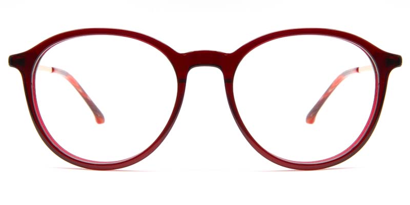 Elle​ Glasses Red_Gold