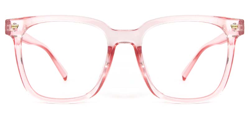 Pizzazz​ Glasses Transparent_Pink