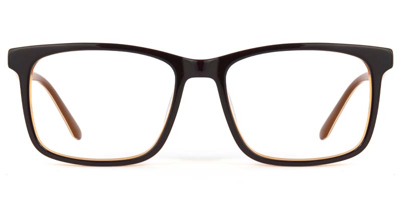 Zinnia​ Glasses Black_Orange