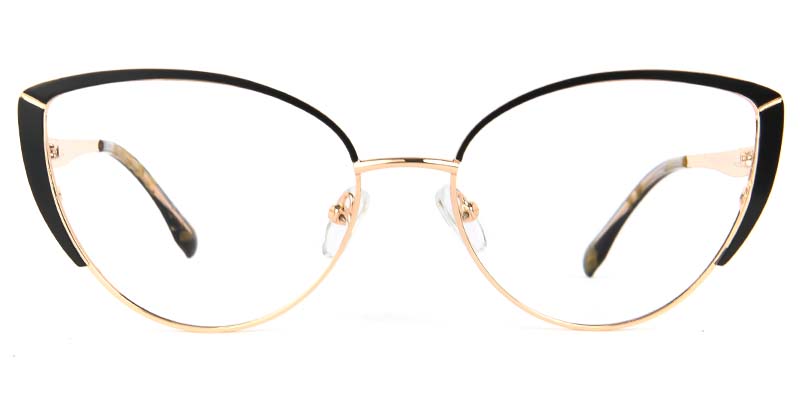 Azure​ Glasses Gold_Black