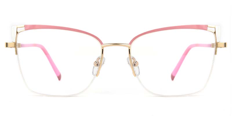 Coral​ Glasses Gold_Pink