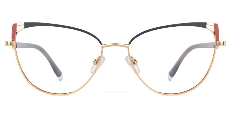 Frost​ Glasses Gold_Black_Red