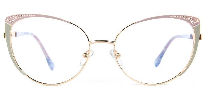 Horizon​ Glasses Gold_Green