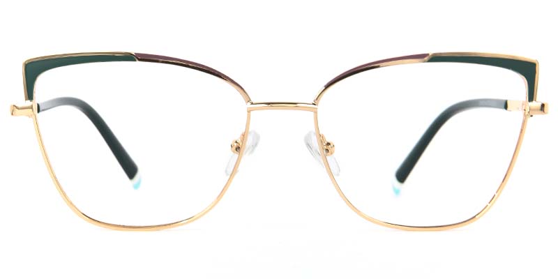 Avenir​ Glasses Gold_Green