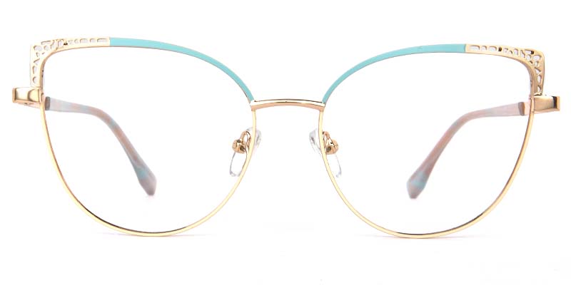 Bloom​ Glasses Gold_Blue