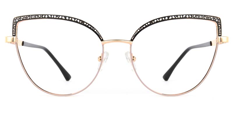 Crest​ Glasses Gold_Black