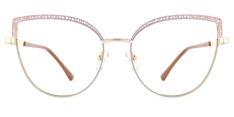Crest​ Glasses Gold_Gray