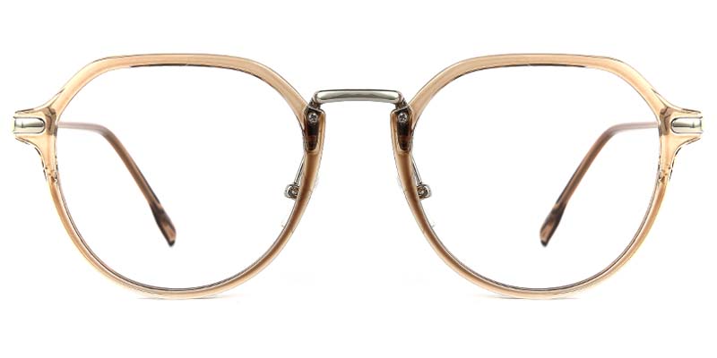 Casey​ Glasses Transparent_Brown