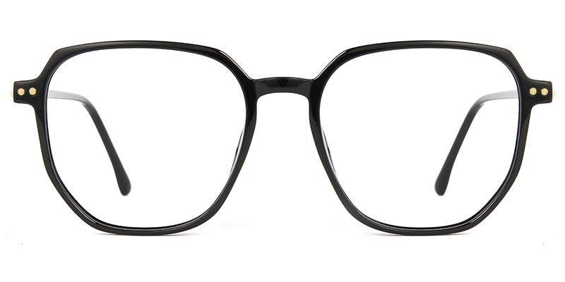 Quill​ Glasses Black_Gold