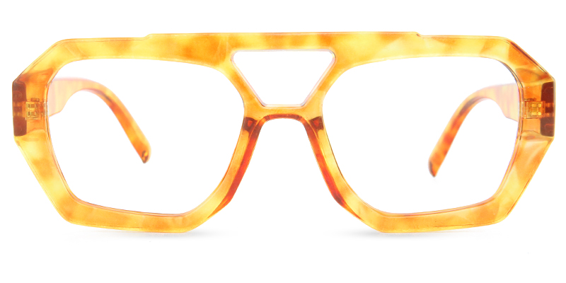 Koral Glasses Transparent_Tortoise_Orange